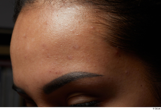  HD Face skin references Eva Seco eyebrow forehead skin pores skin texture 0003.jpg